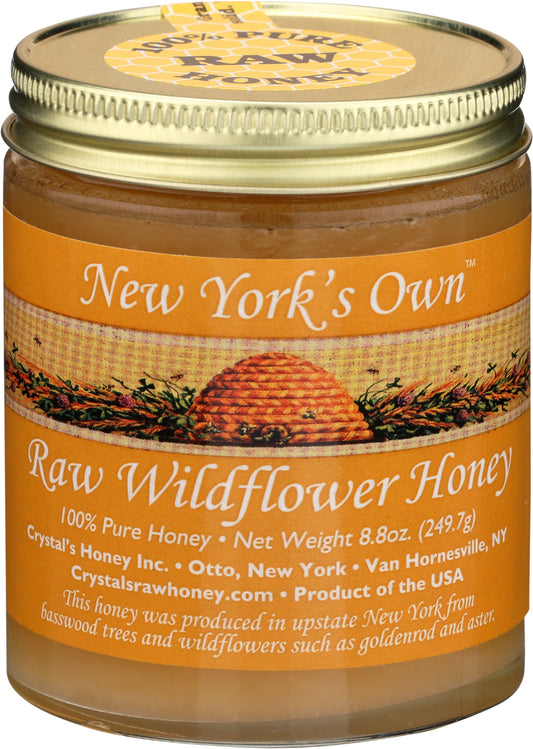 New York Raw Wildflower Honey 8.8oz
